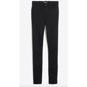J.Crew Petite 10" Rise Black Skinny Jean Signature Stretch Size 27P AS167